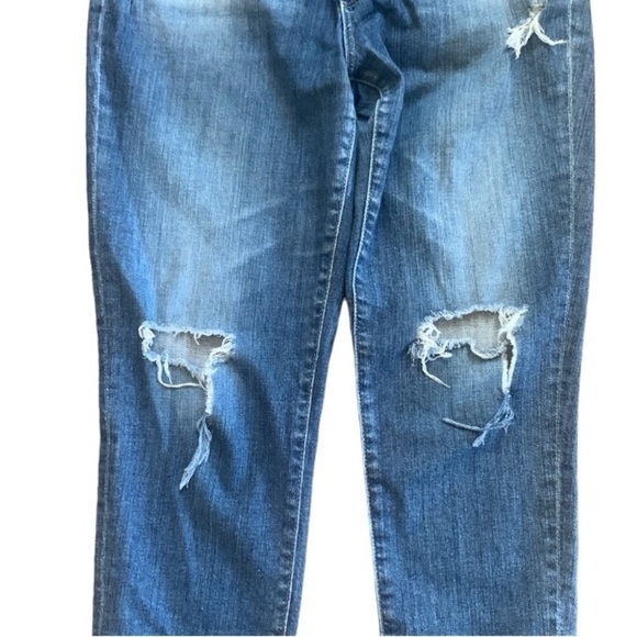 AG Adriano Goldschmied The Beau Slouchy Skinny Destroyed Jeans Size 29 - Picture 11 of 11